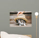 Kitten under Hat Wall Decal