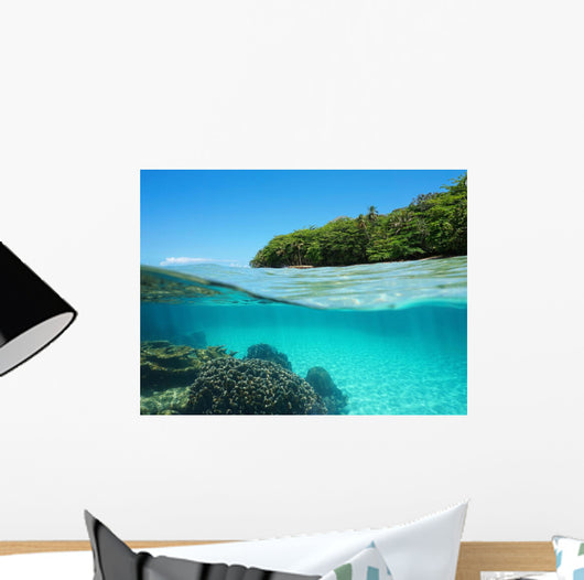 Lush Tropical Shore and Wall Decal