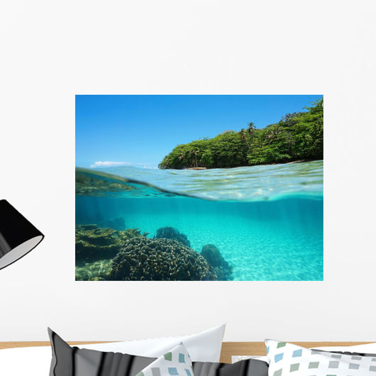 Lush Tropical Shore and Wall Decal