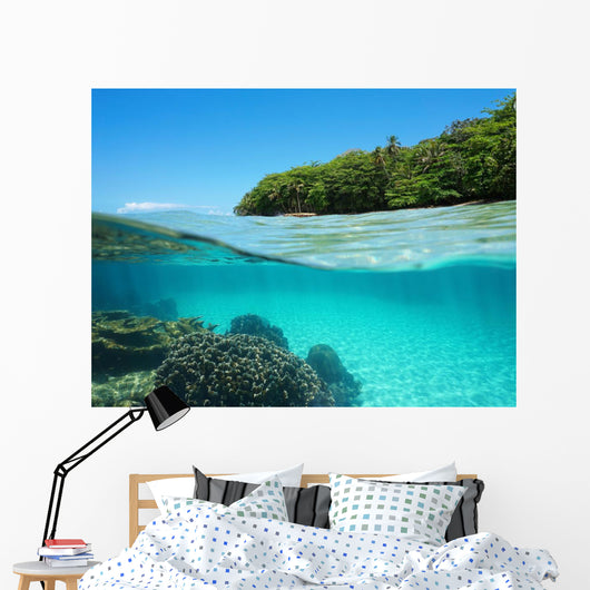 Lush Tropical Shore and Wall Decal