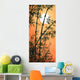 Bamboo Grove Sunset Wall Decal