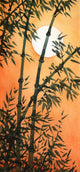 Bamboo Grove Sunset Wall Decal