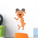 Happy Goat Cartoon Wall Decal Design 1
