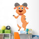 Happy Goat Cartoon Wall Decal Design 1