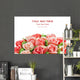 Congrats Rose Flower Cream Wall Decal