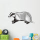 Badger Wall Decal
