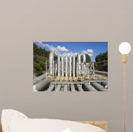 Geothermal Power Station Wall Decal