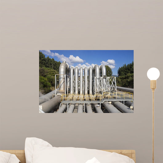 Geothermal Power Station Wall Decal