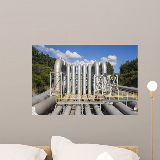 Geothermal Power Station Wall Decal