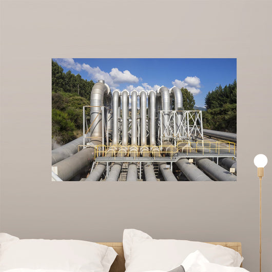 Geothermal Power Station Wall Decal