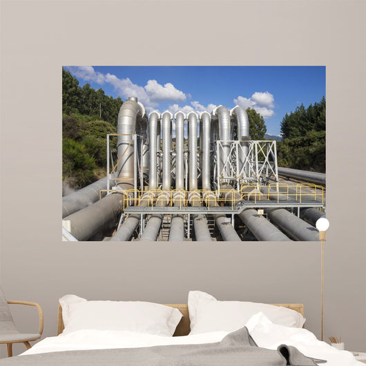Geothermal Power Station Wall Decal
