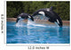 Breaching Orcas Wall Decal