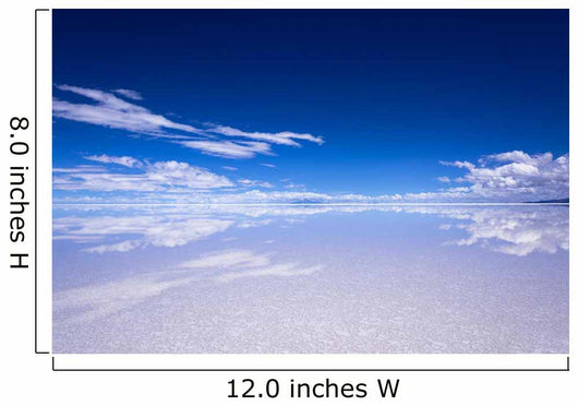 Salty Bolivian Horizon Wall Decal