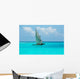 Wooden Sailboat Dhow Wall Decal