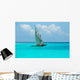 Wooden Sailboat Dhow Wall Decal