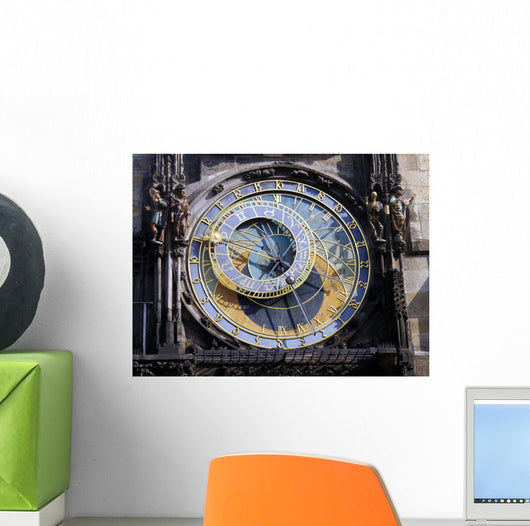 Astronomical Clock Prague Old Wall Decal