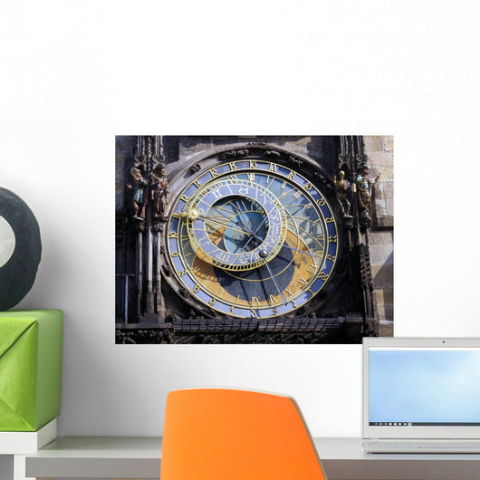 Astronomical Clock Prague Old Wall Decal