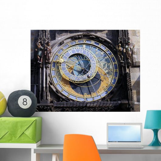 Astronomical Clock Prague Old Wall Decal