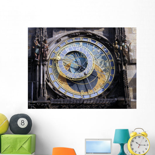 Astronomical Clock Prague Old Wall Decal