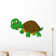 Cute Turtle Cartoon Wall Decal