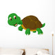 Cute Turtle Cartoon Wall Decal