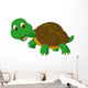 Cute Turtle Cartoon Wall Decal
