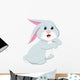 Cute Rabbit Cartoon Wall Decal