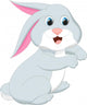 Cute Rabbit Cartoon Wall Decal