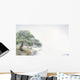 With Watercolors Tree above Wall Decal