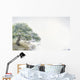 With Watercolors Tree above Wall Decal