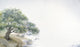 With Watercolors Tree above Wall Decal