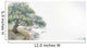 With Watercolors Tree above Wall Decal