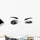 Beautiful Blinking Eyes Wall Decal