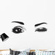 Beautiful Blinking Eyes Wall Decal
