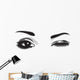 Beautiful Blinking Eyes Wall Decal