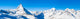Matterhorn and Weisshorn Wall Decal