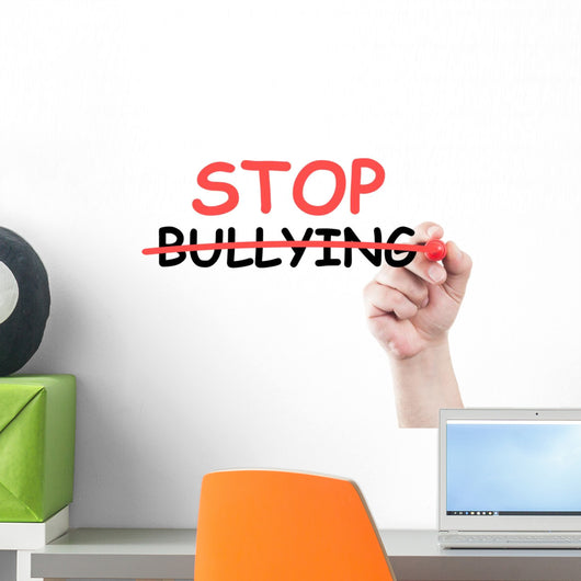 Stop Bullying Concept Text Wall Decal