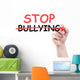 Stop Bullying Concept Text Wall Decal