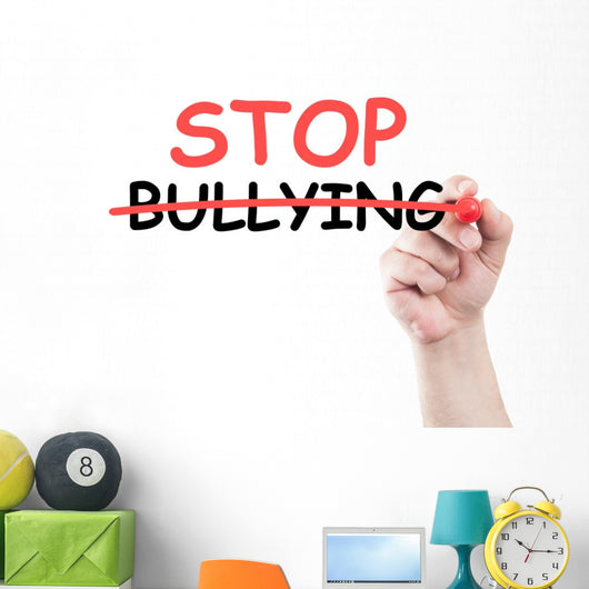 Stop Bullying Concept Text Wall Decal