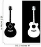 Acoustic Guitar Wall Decal