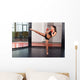 Female Boxer Fighting Ring Wall Decal