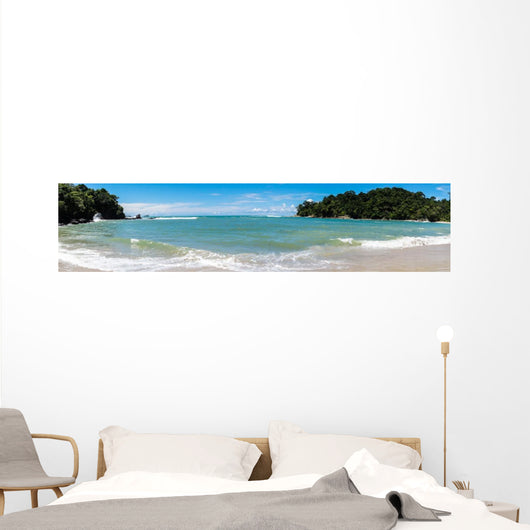 Manuel Antonio Beach Wall Decal Panoramic Wall Decal