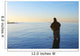 Angler Steht im Meer Wall Decal