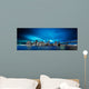 New York Skyline Night Wall Decal Panoramic Wall Decal