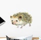 Watercolor Little Hedgehog Wall Decal