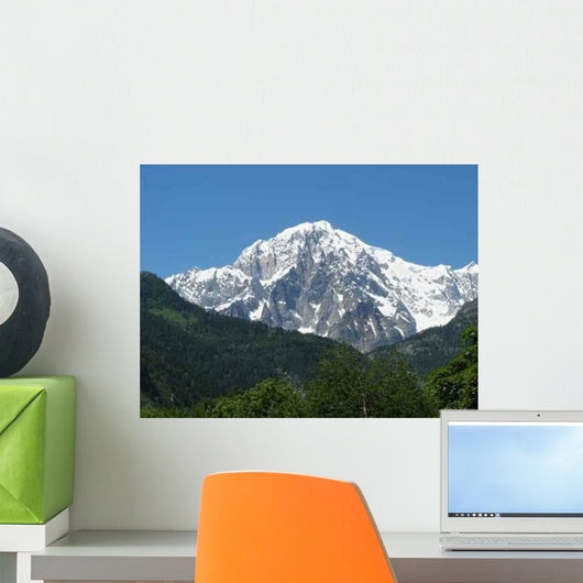 Mont Blanc from Courmayeur Wall Decal