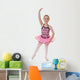 Child Ballet Dancer Does Wall Decal