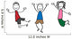 Merry Stick People Wall Decal