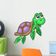Little Sea Turtle Purple Wall Decal