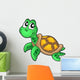 Little Sea Turtle Wall Decal
